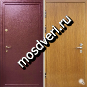 Входная дверь в квартиру с порошковым окрасом снаружи и ламинатом внутри - купить от производителя Мосдвери Входная дверь в квартиру с порошковым окрасом снаружи и ламинатом внутри